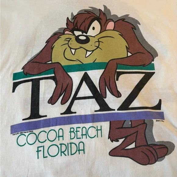 White Taz Graphic T-Shirt - Picture 5 of 7